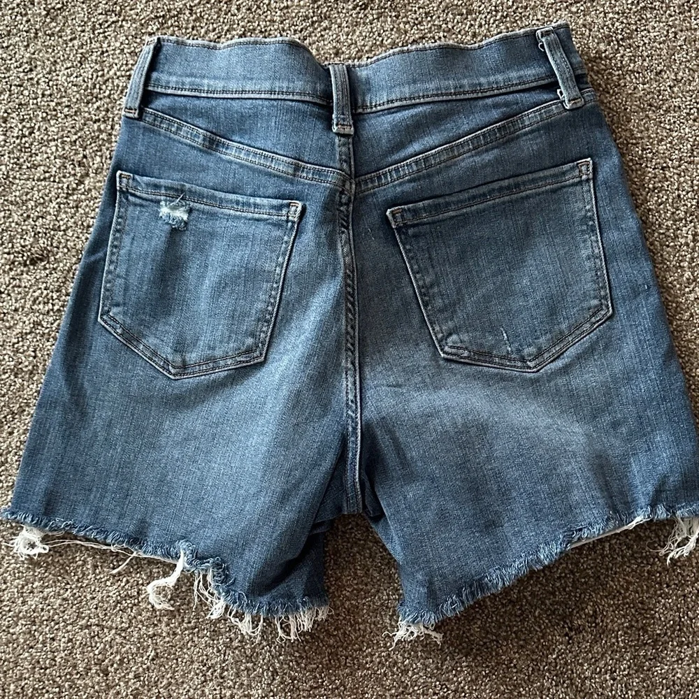 Express Distressed Denim Shorts